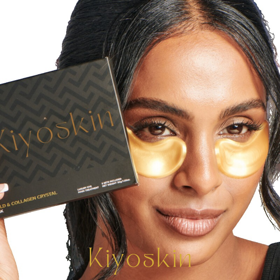 KİYOSKİN - 24K Gold & Collagen Crystal Eye Mask